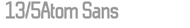 13/5Atom Sans