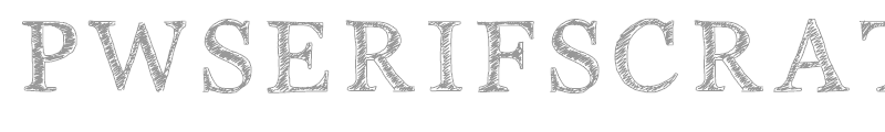 PW Serif Scratch