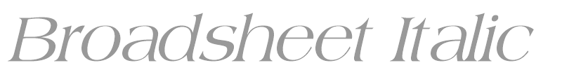 Broadsheet