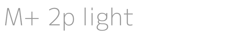 M+ 2p light