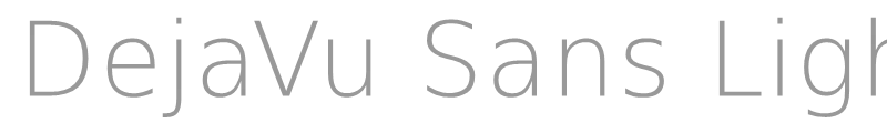 DejaVu Sans Light