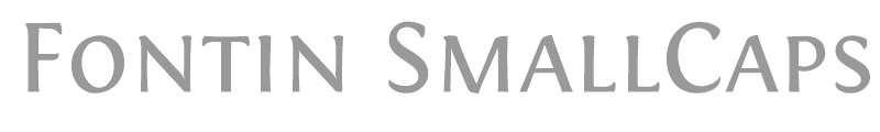 Fontin SmallCaps
