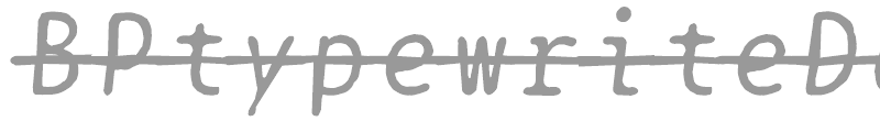 BPtypewriteDamagedStrikethrough