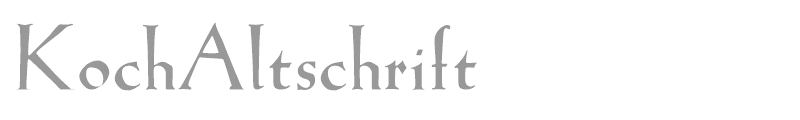 KochAltschrift