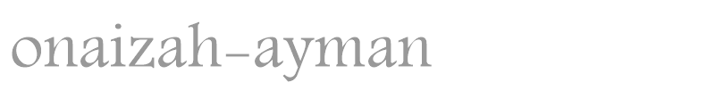 onaizah-ayman