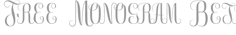 Free Monogram