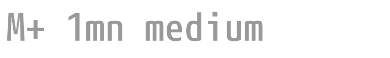 M+ 1mn medium