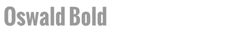 Oswald Bold