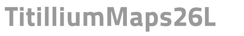TitilliumMaps26L