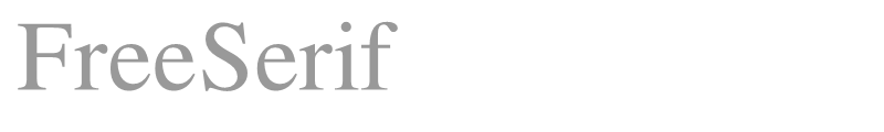 FreeSerif