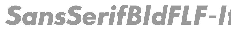 SansSerifBldFLF-Italic