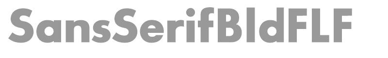 SansSerifBldFLF