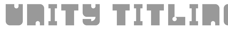 Unity Titling