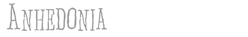 Anhedonia