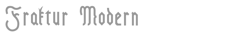 Fraktur Modern