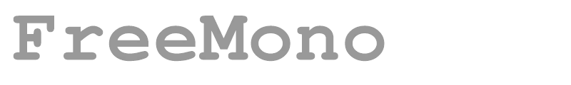 FreeMono