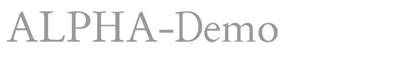 ALPHA-Demo