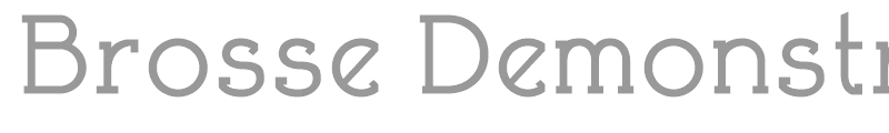 Brosse Demonstrator