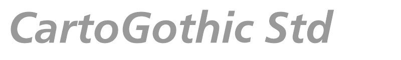 CartoGothic Std