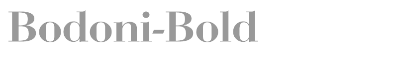 Bodoni-Bold