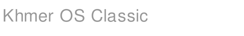 Khmer OS Classic