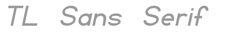TL Sans Serif