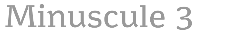 Minuscule 3