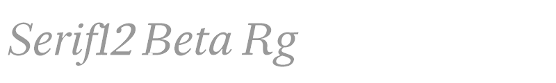 Serif12 Beta