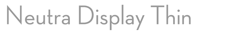 Neutra Display Thin