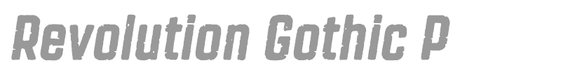 Revolution Gothic P