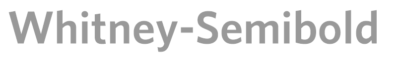 Whitney-Semibold