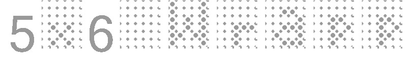5x6 Wrapped Dots