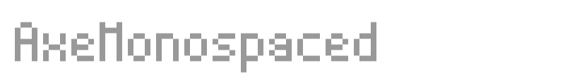 AxeMonospaced