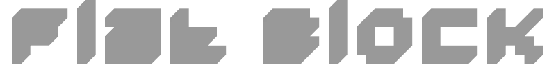Flat Block Extra Bold (3D)