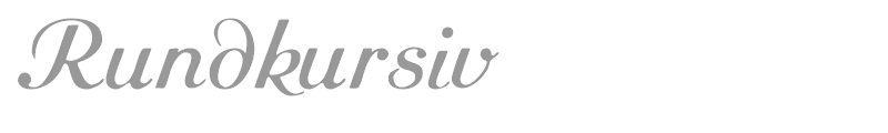 Rundkursiv