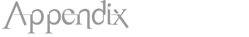 Appendix