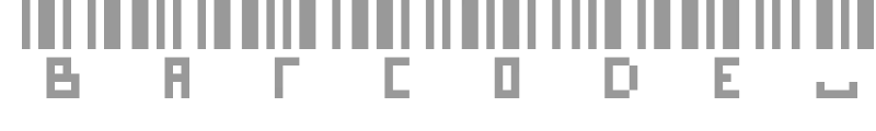 Barcode w/ Letters/Names