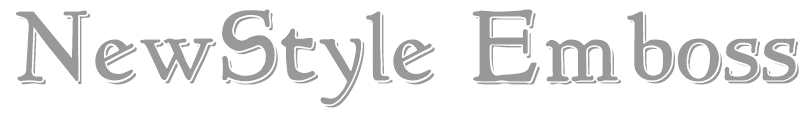 NewStyle Embossed