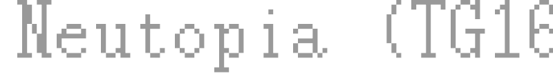 Neutopia (TG16)