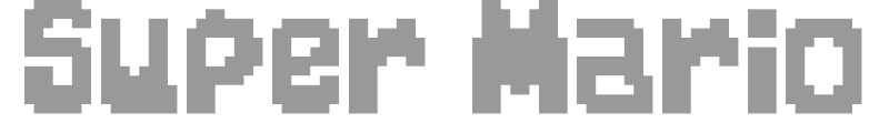 Super Mario RPG Font