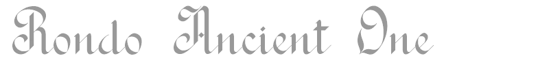 Rondo Ancient One