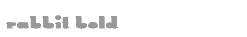 Rabbit bold