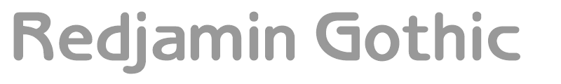 Redjamin Gothic