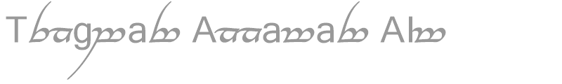 Tengwar Annatar Alt