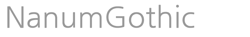 NanumGothic