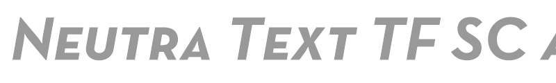 Neutra Text TF SC Alt