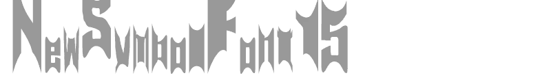 NewSymbolFont15