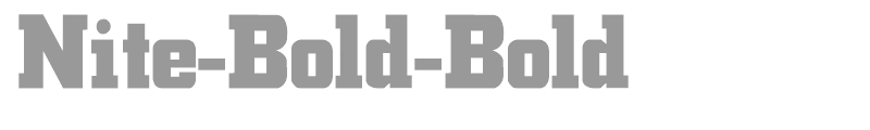 Nite-Bold-Bold