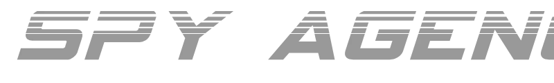 Spy Agency Halftone Italic
