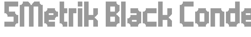 5Metrik Black Condensed